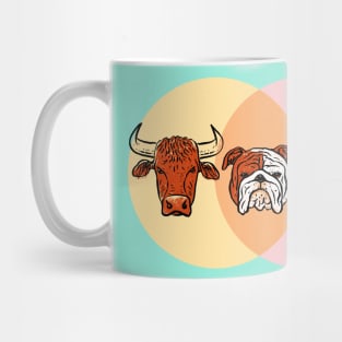 Bulldog venn Mug